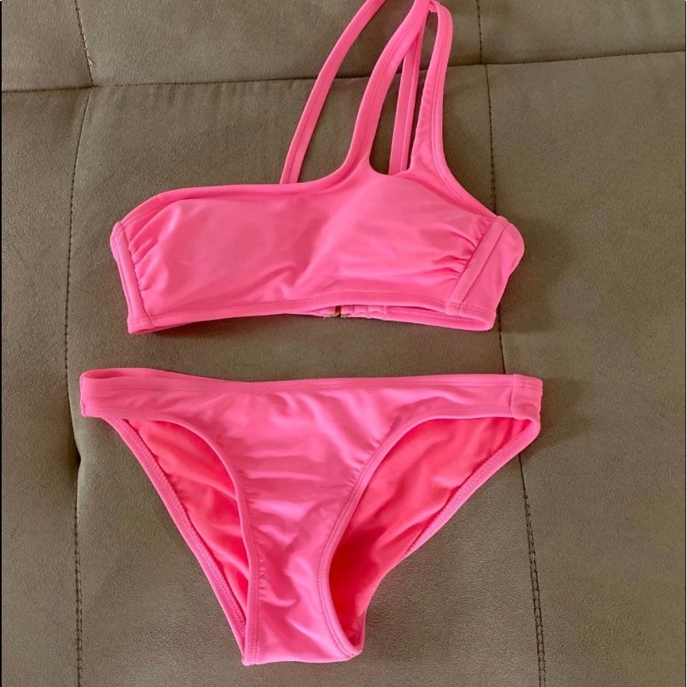 NEON PINK BIKINI SET